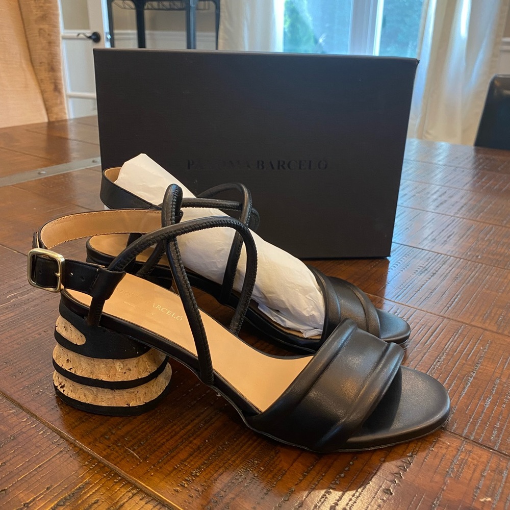 COPY - Paloma Barcelo cork heel sandals